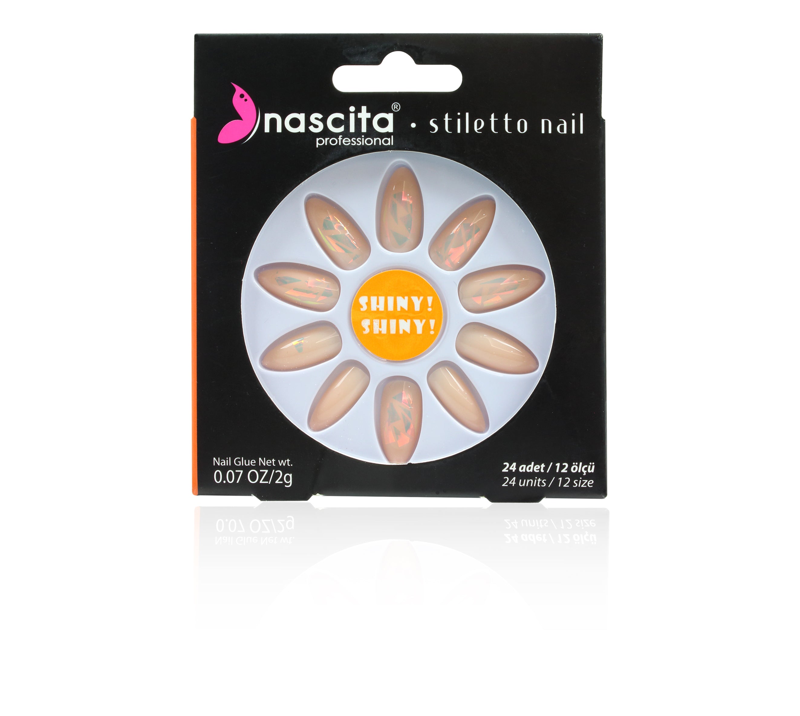 Nascita Stiletto Takma Tırnak 24'Lü Set NASNAILX0024