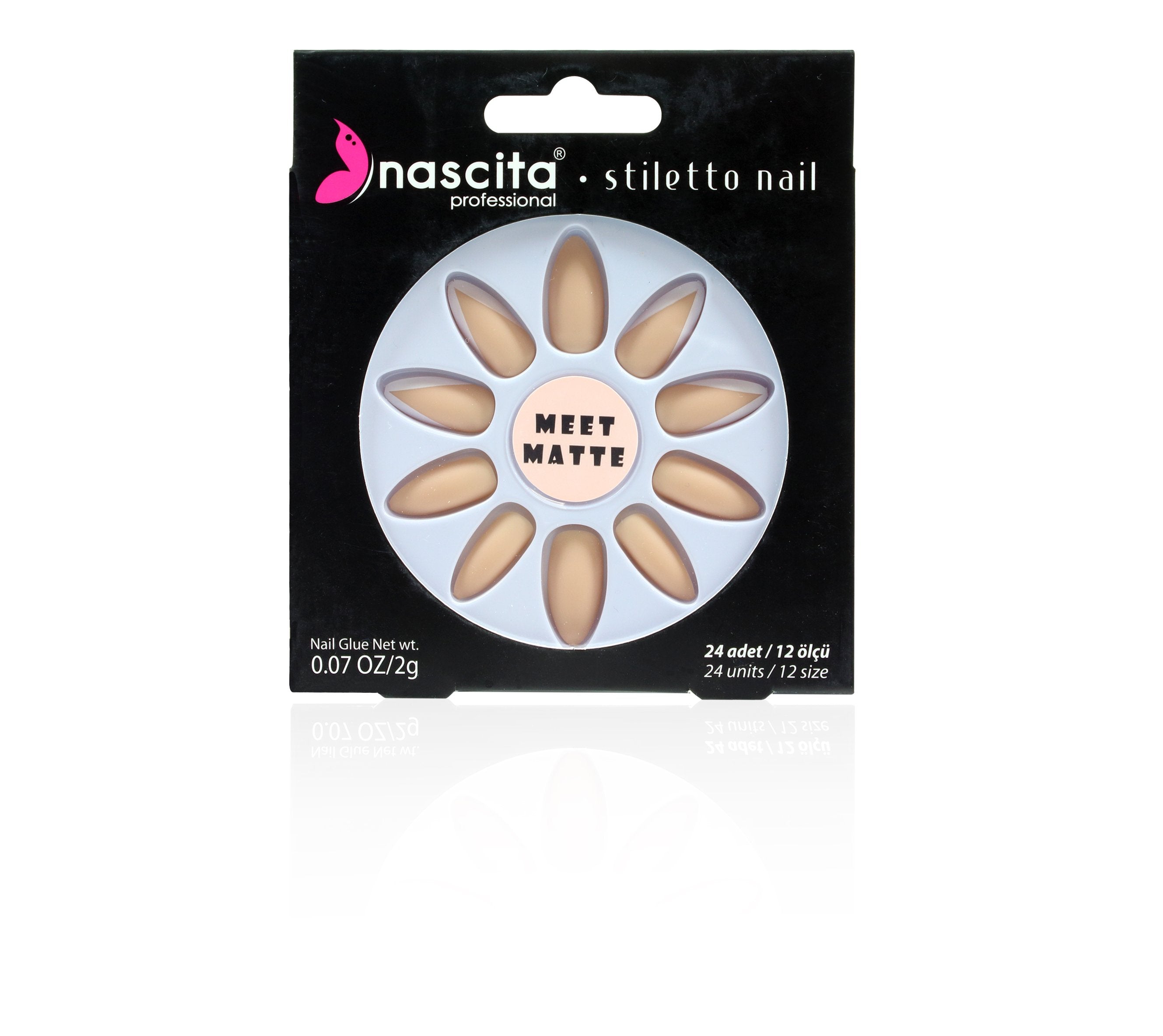 Nascita Stiletto Takma Tırnak 24'Lü Set NASNAILX0031