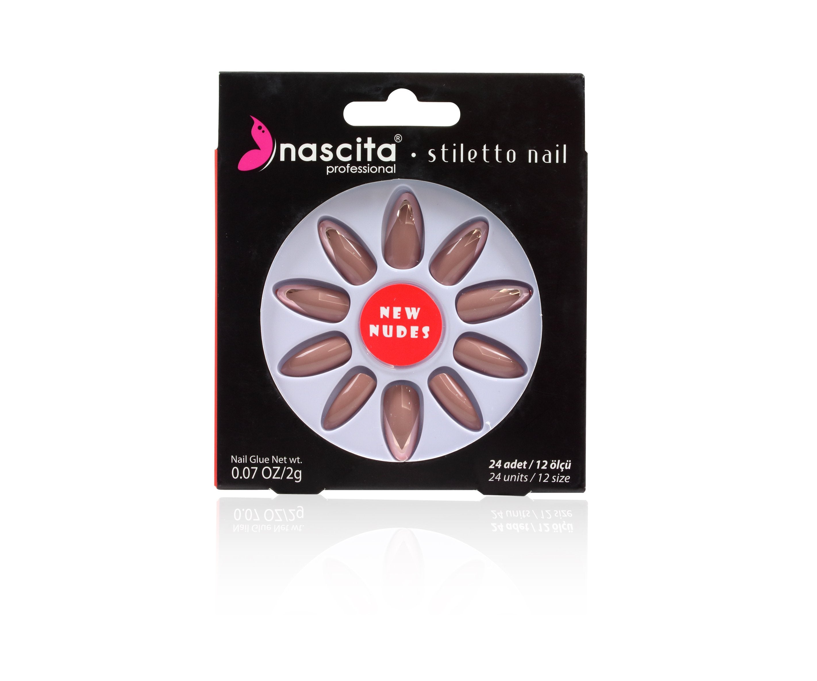 Nascita Stiletto Takma Tırnak 24'Lü Set NASNAILX0030