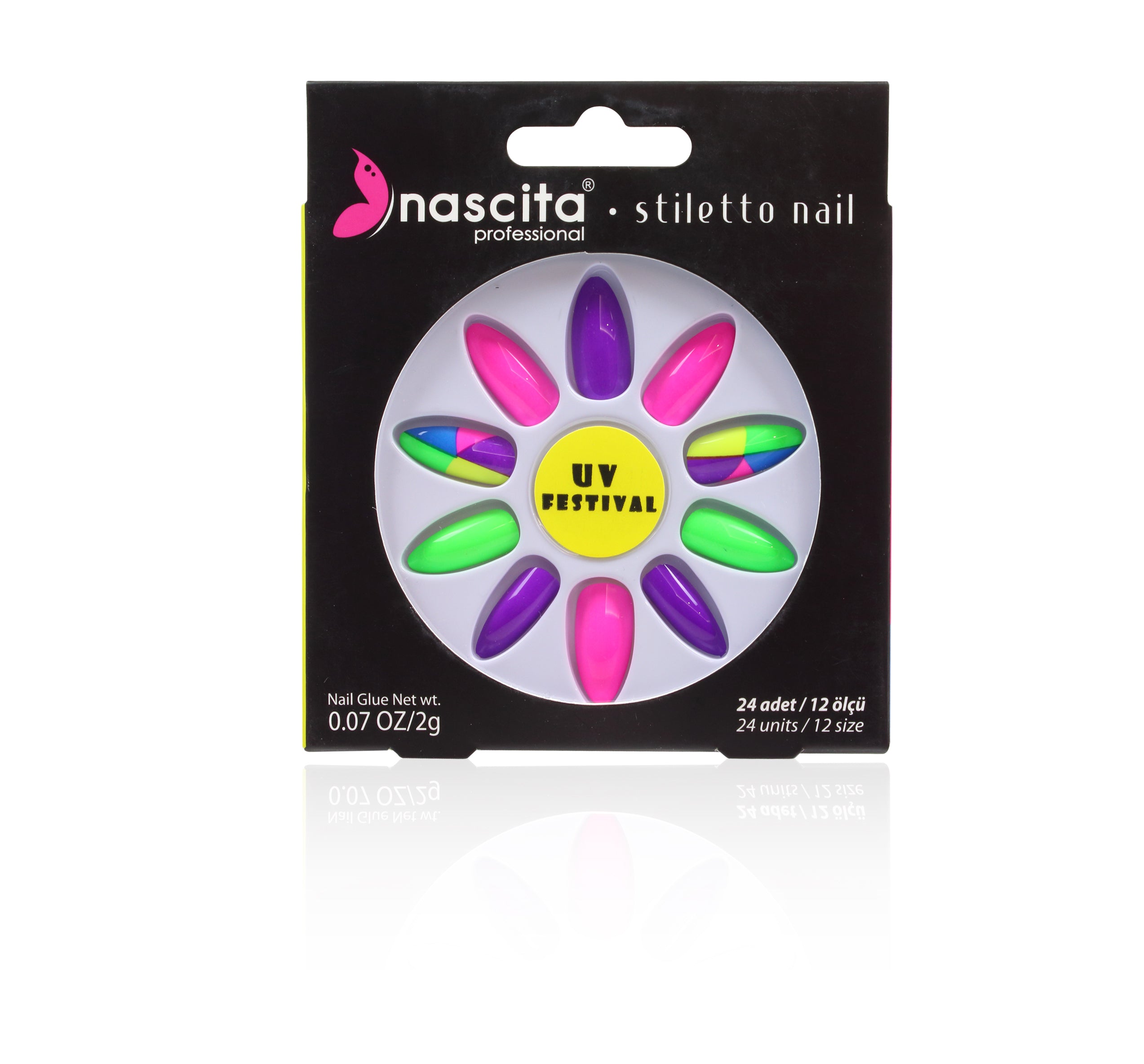 Nascita Stiletto Takma Tırnak 24'Lü Set NASNAILX0021