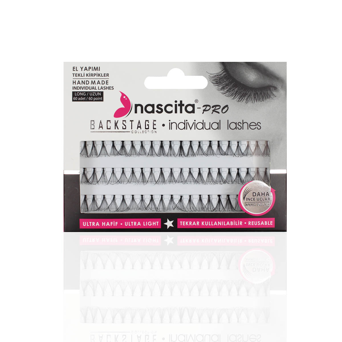 Nascita Backstage Collection Tekli İnce - Uzun Boy Takma Kirpik NASEYE000102