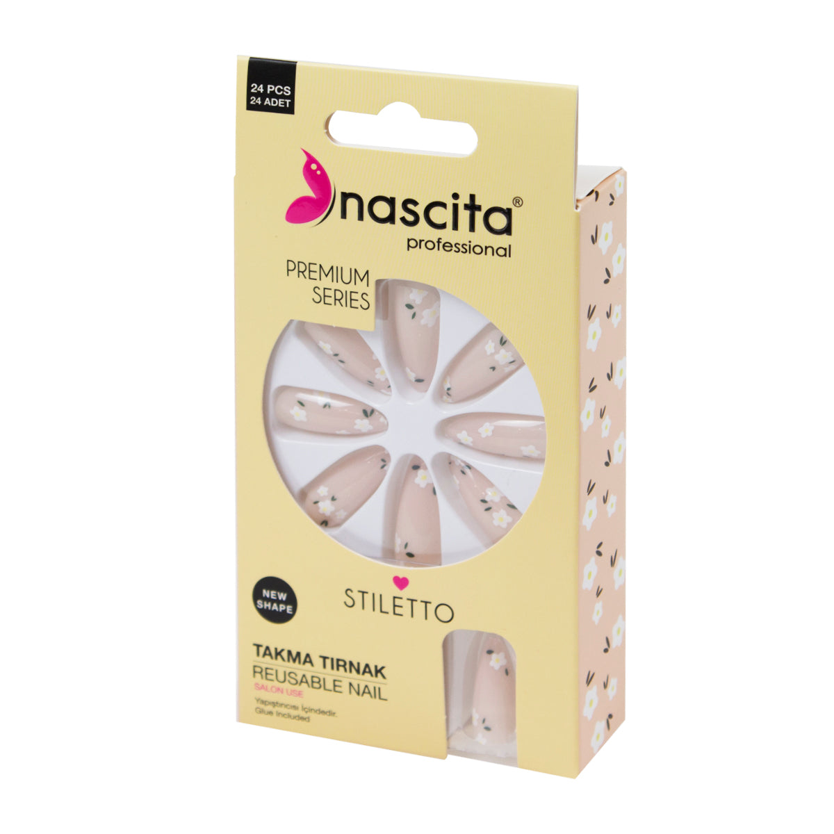 Nascita Stiletto Takma Tırnak 24’lü Set NASNAIL00181