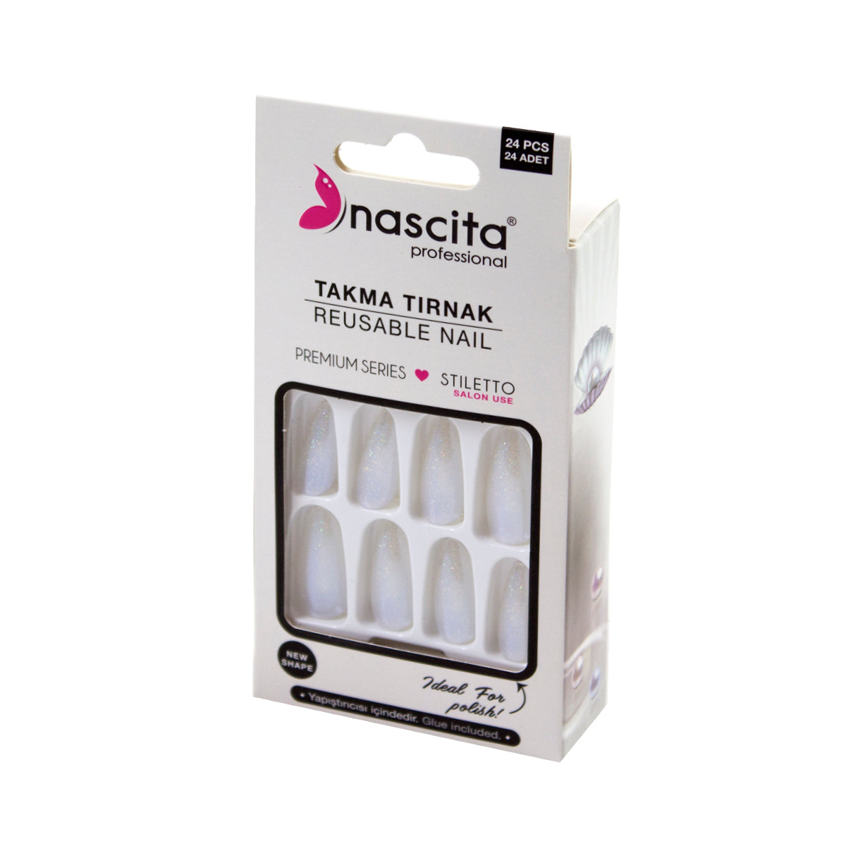 Nascita Kedi Gözü Takma Tırnak 24'Lü Set NASNAIL00196