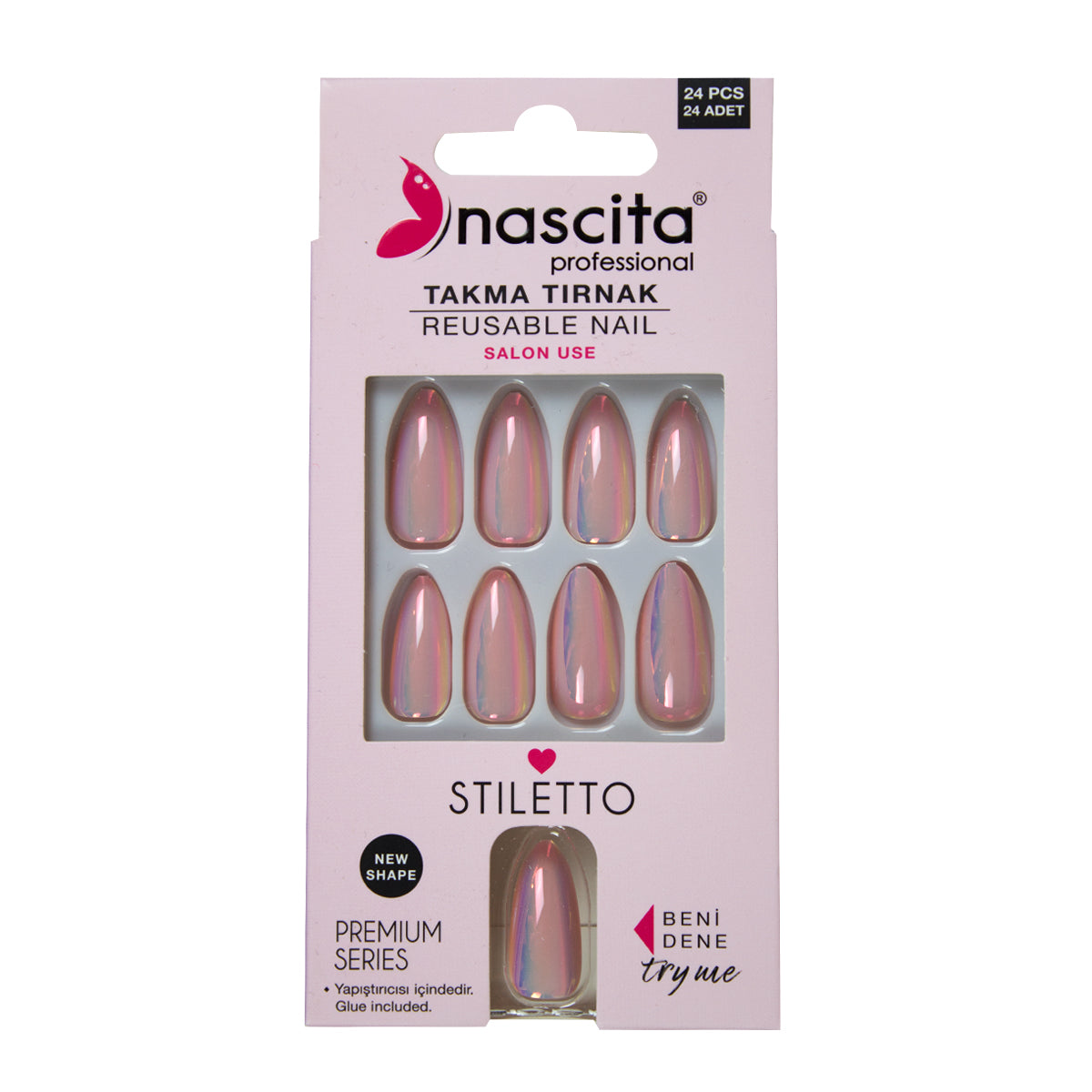 Nascita Hologram Takma Tırnak 24'Lü Set NASNAIL00198