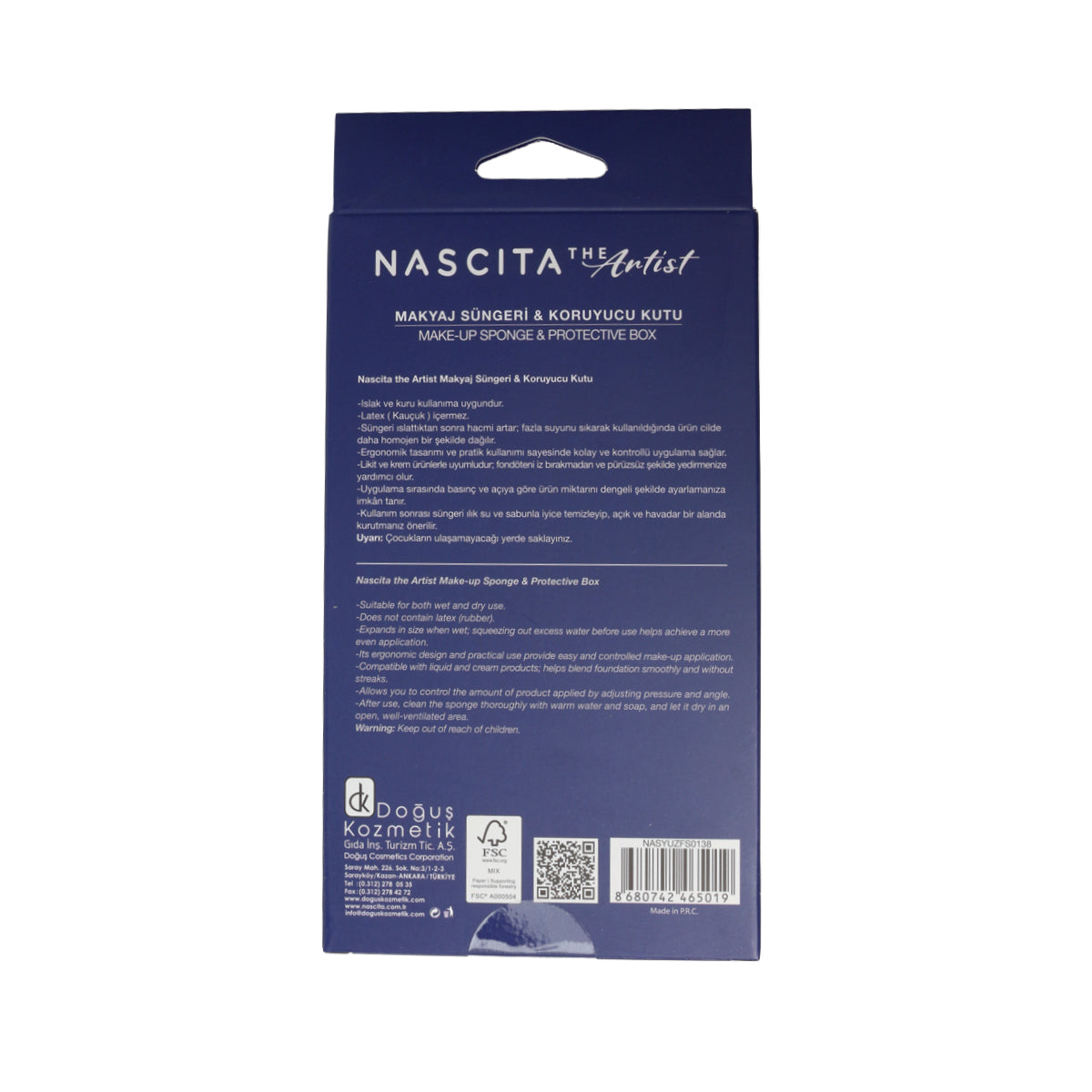 Nascita The Artist Latex - Free Majkyaj Süngeri NASYUZFS0138