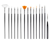 Nascita Tırnak Fırça Seti Siyah 15'li NASBRUSHNAILSET004