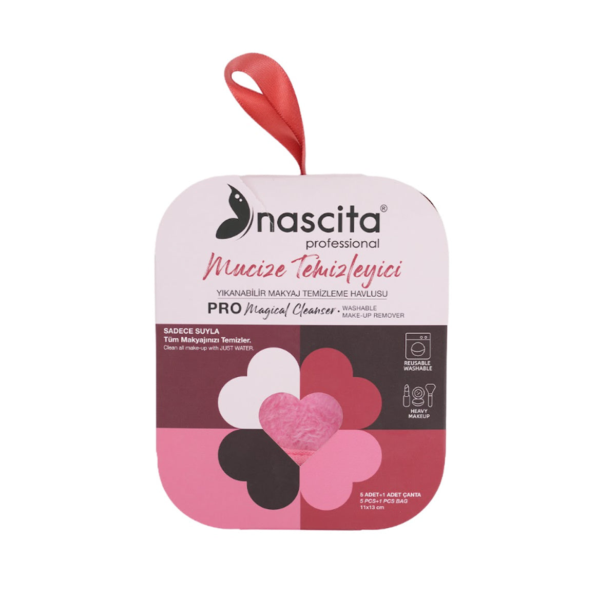 Nascita Yıkanabilir Yüz Temizleme Havlusu 5'li NASYUZTE0019