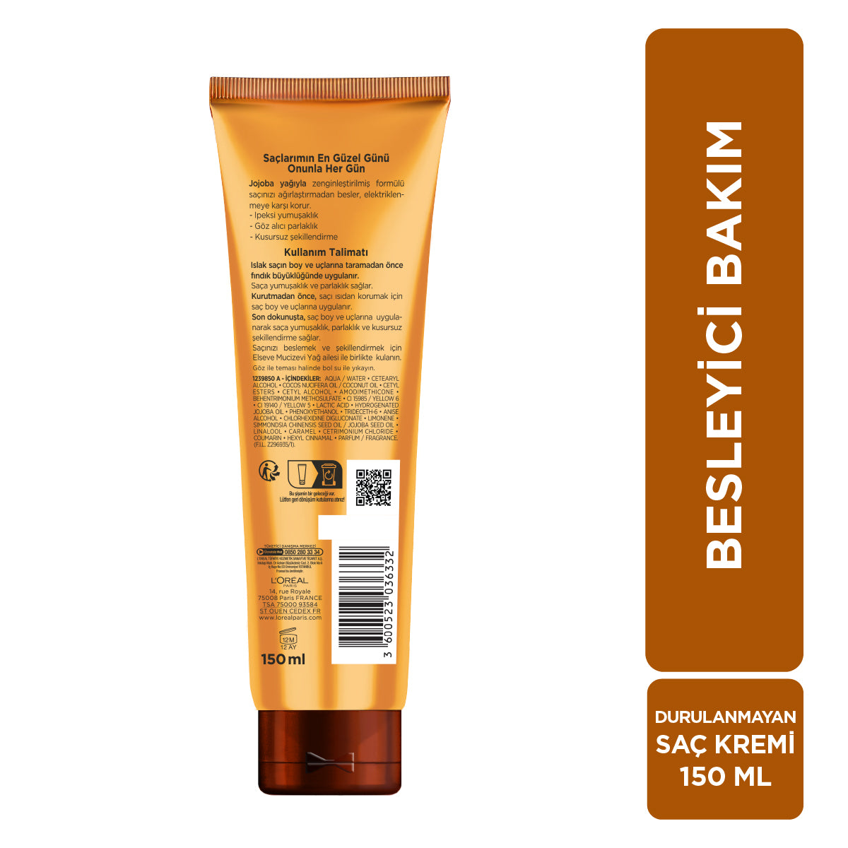 ELSEVE OIL IN KREM 150 ML KURU SAÇLAR