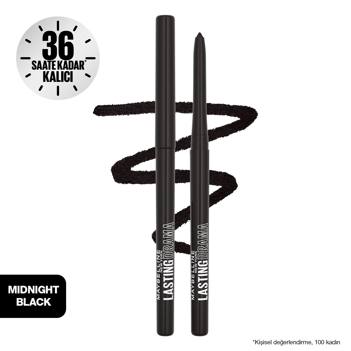 MYB EYE LINER LASTING DRAMA MIDNIGHT BLACK