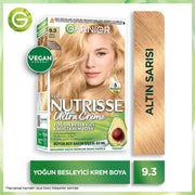 Garnier Nutrisse Yoğun Besleyici Kalıcı Krem Saç Boyası 9.3 Altın Sarısı
