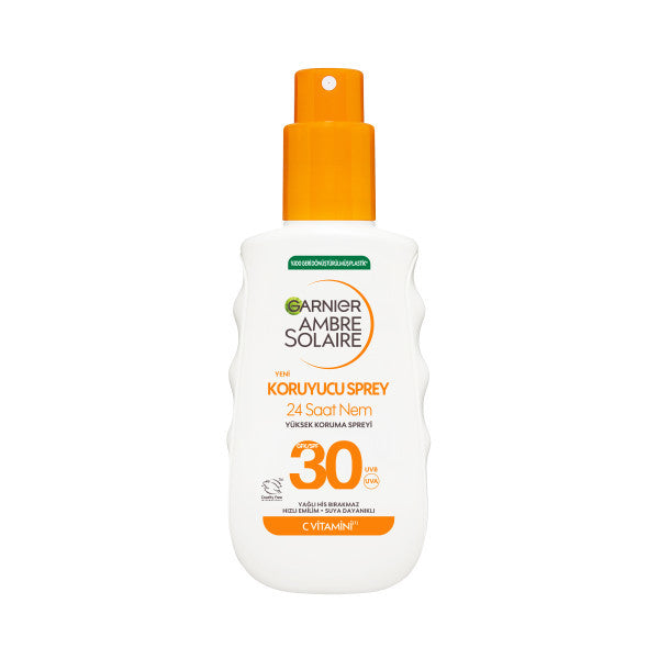 Garnier Ambre Solaire 24 Saat Nem Çok Yüksek Koruma Spreyi  SPF30 150ml