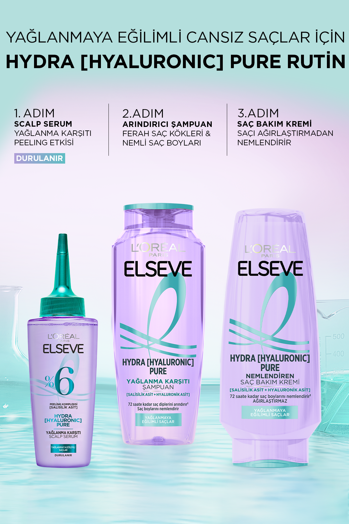Elseve Hyaluron Pure Scalp Serum