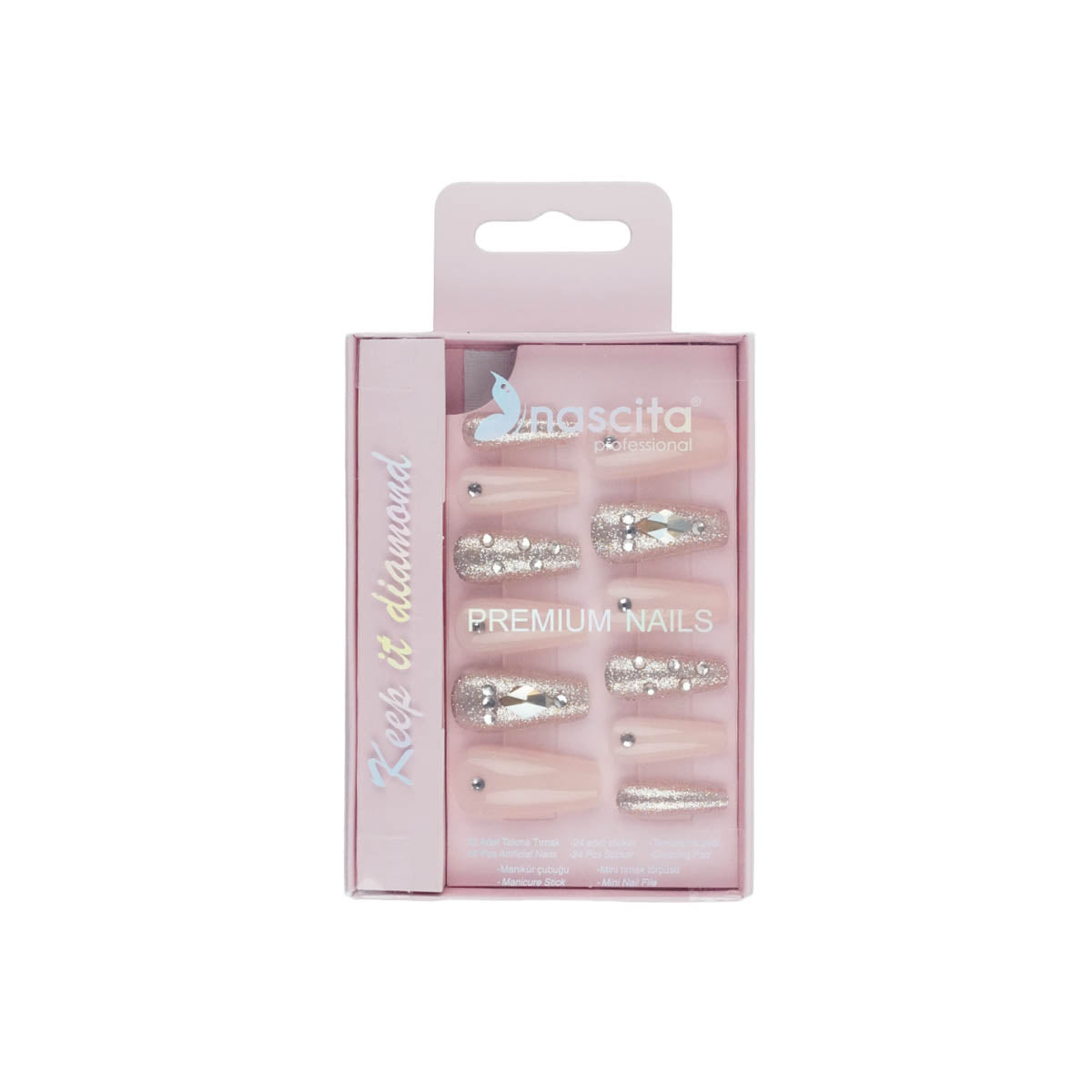 PREMIUM DIAMOND SERIES TAKMA TIRNAK