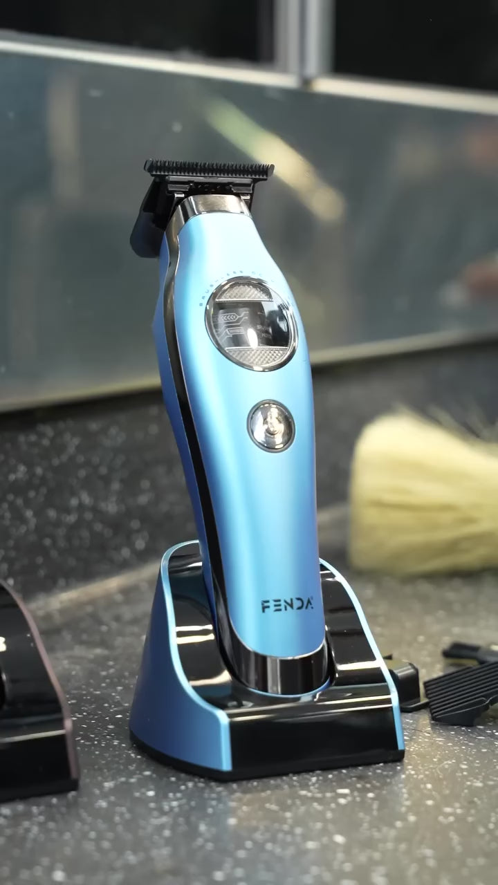 Videoyu yükle: Fenda Profesyonel Sakal Kesme Makinesi Mavi FNDSKLKS0003BLUE