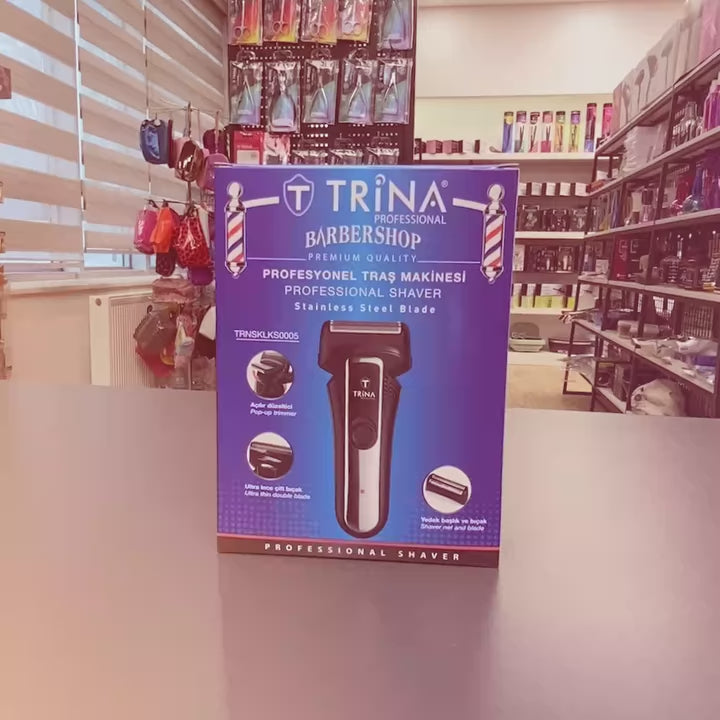 Videoyu yükle: Trina Profesyonel Sakal Kesme Makinesi Standlı TRNSKLKS0003