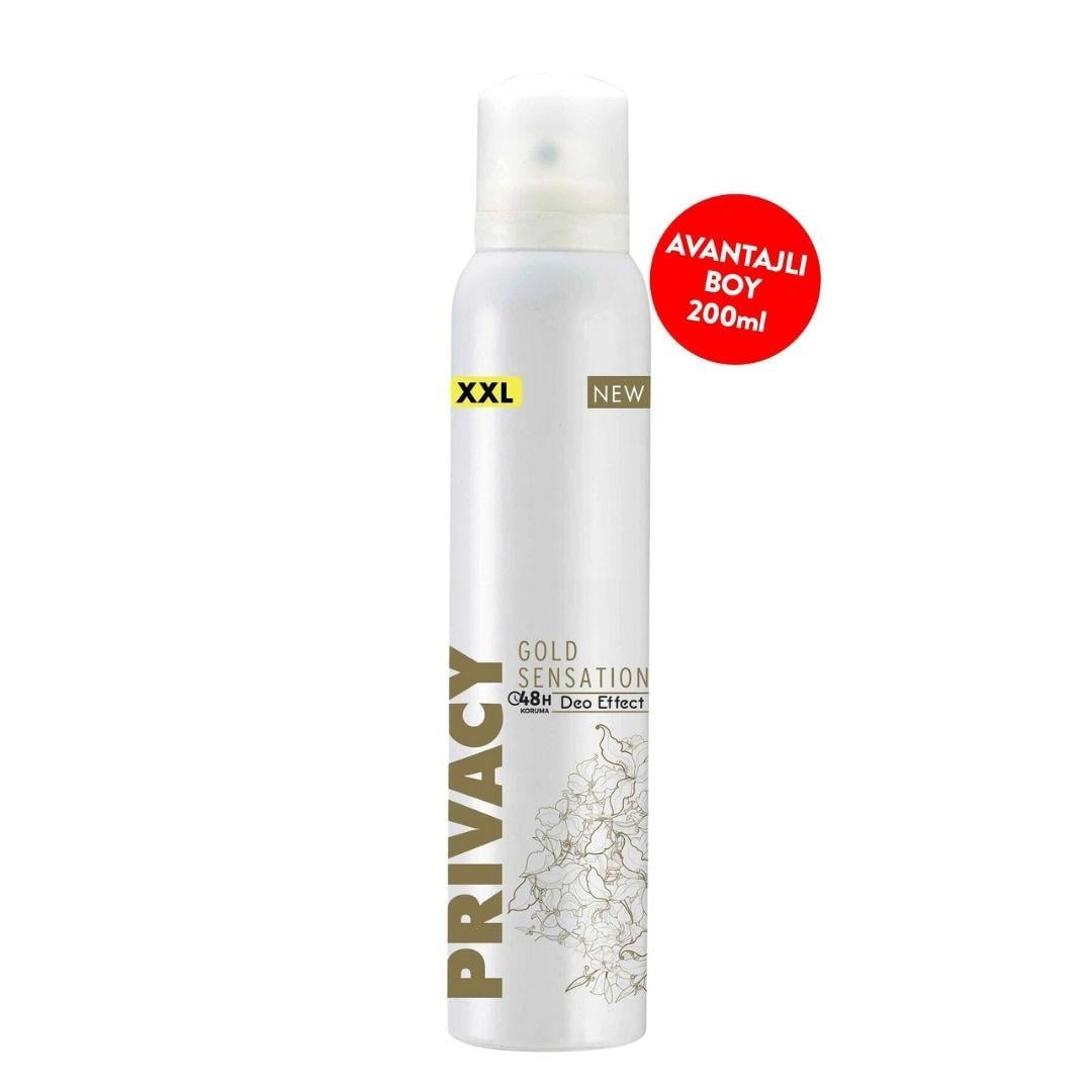 PRIVACY  GOLD WOMEN DEO  200 ML