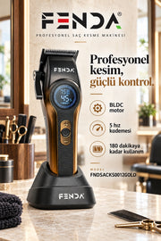 Fenda Profesyonel Saç Kesme Makinesi  Altın