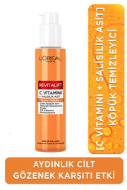 Revitalift Clinical [C vitamini + Salisilik Asit] Gözenek Karşıtı, Aydınlatıcı Temizleme Jeli