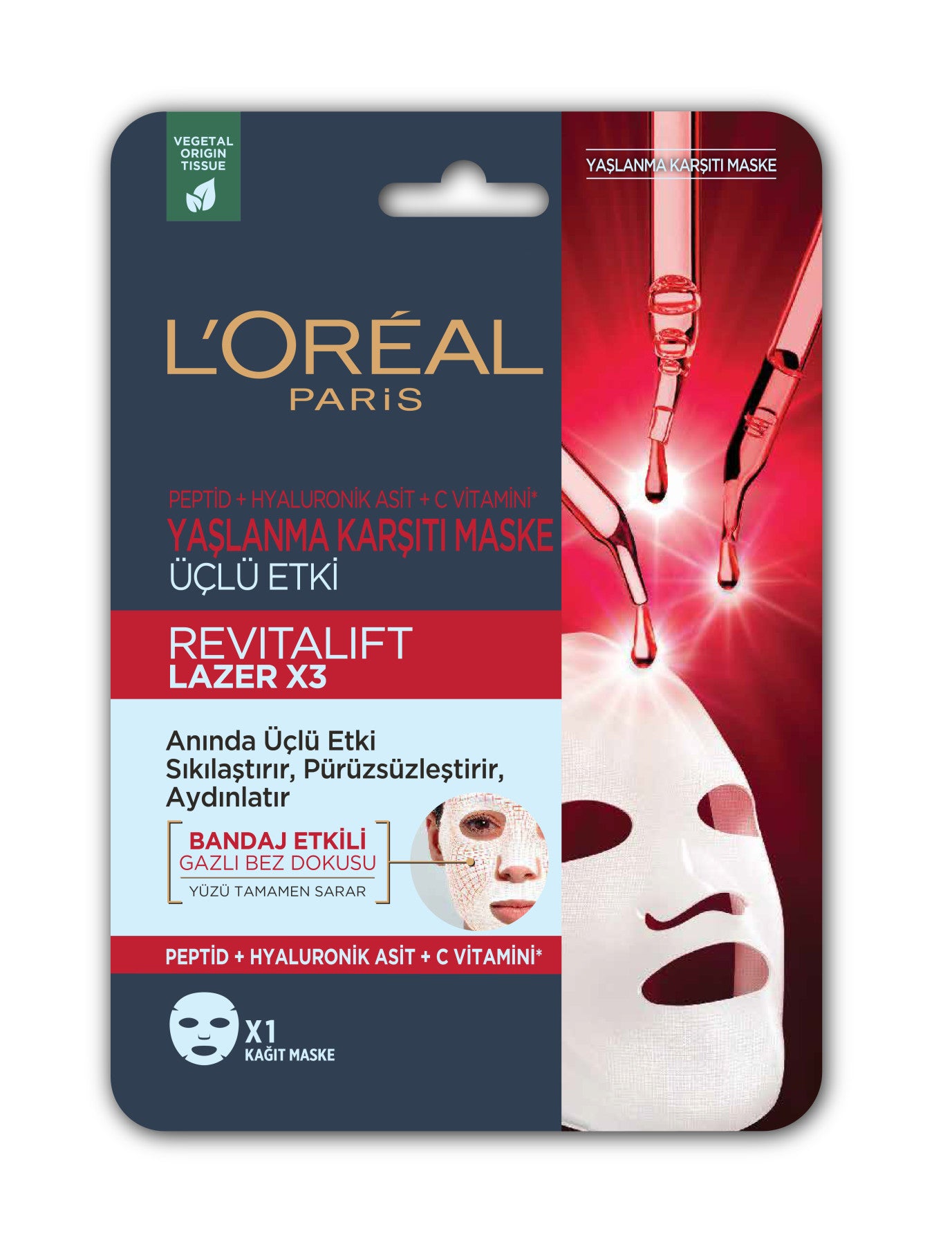 Revitalift Lazer X3 Yaşlanma Karşıtı Maske