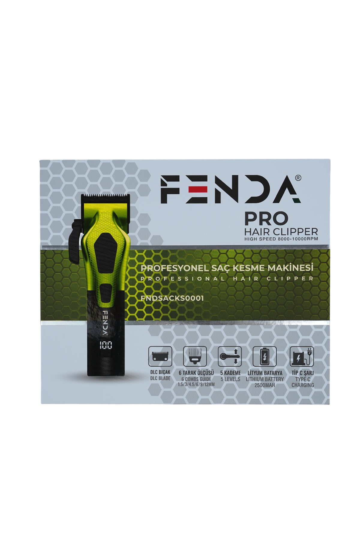 Fenda Profesyonel Saç Kesme Makinesi Gold FNDSACKS0001GOLD