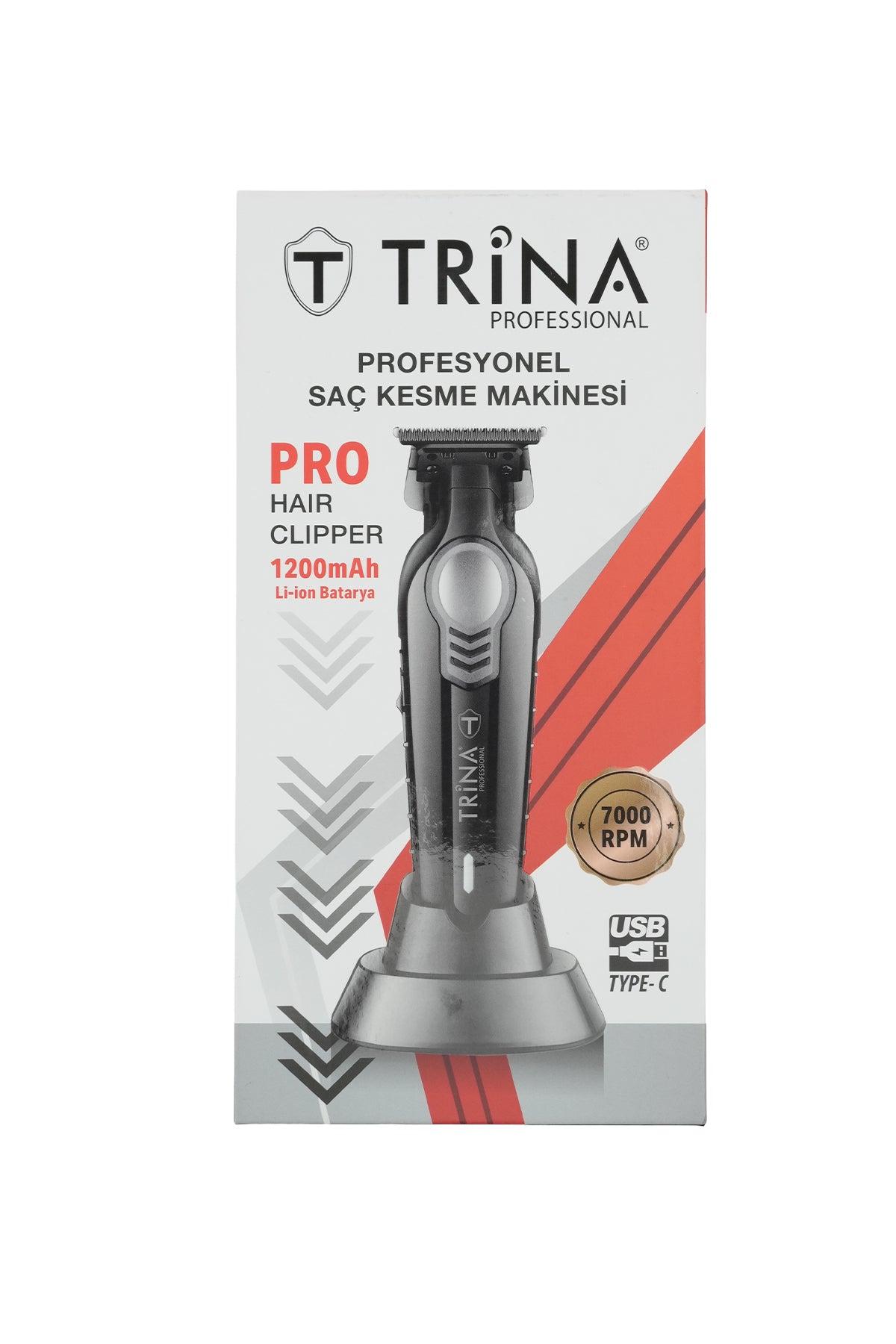 Trina Profesyonel Saç Kesme Makinesi Siyah TRNSACKS0080BL