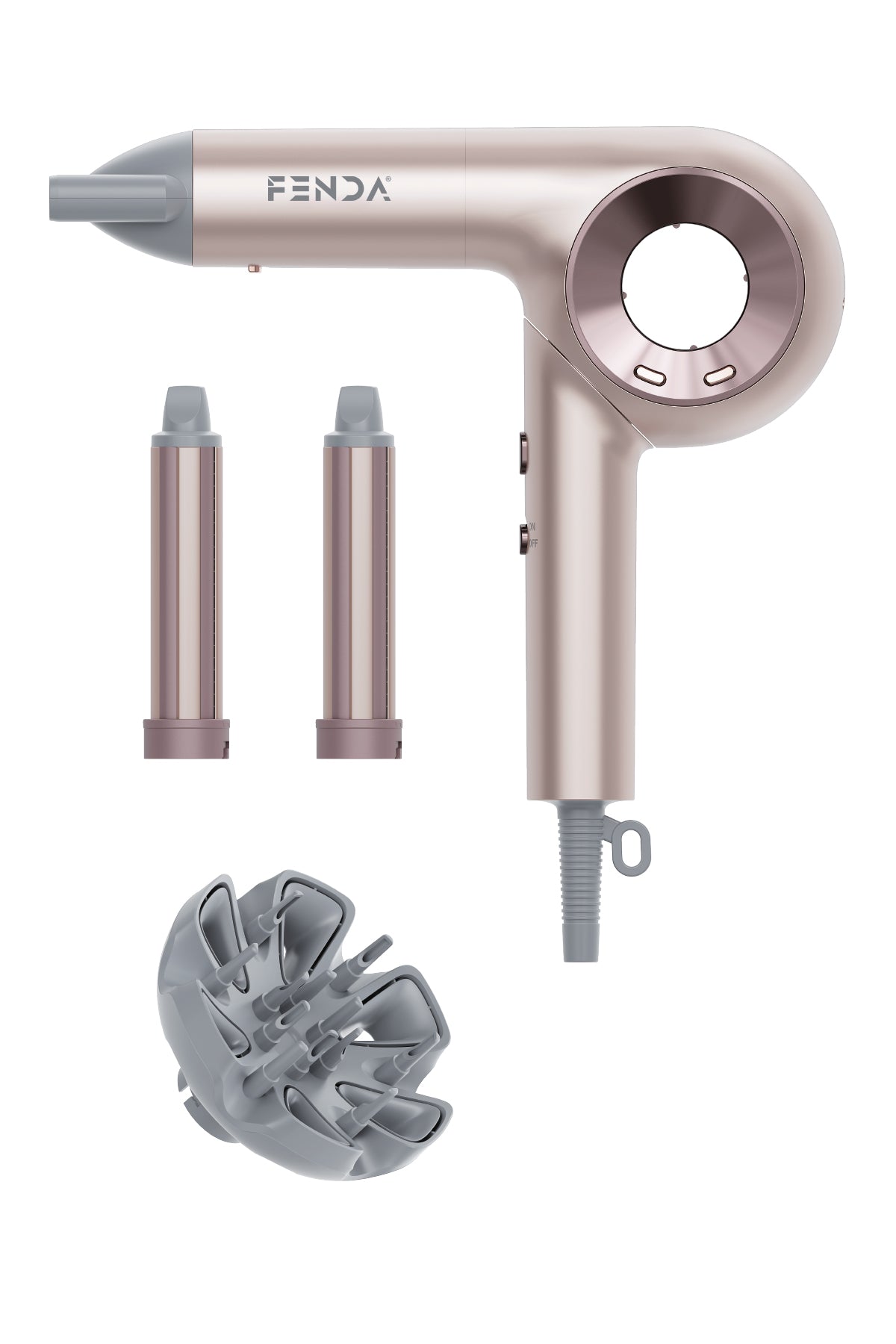 FENDA Profesyonel Saç Kurutma ve Şekillendirme Seti FNDSACKR0006