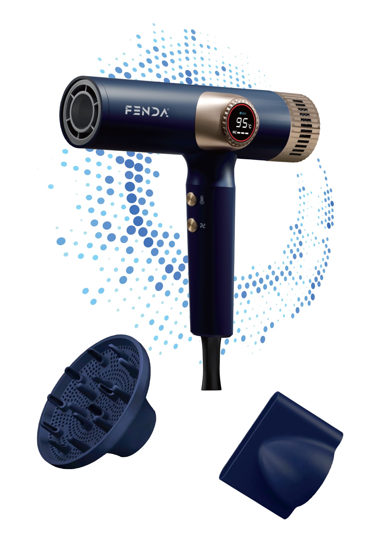Fenda Professional Saç Kurutma Makinesi Mavi FNDSACKR0009BLUE