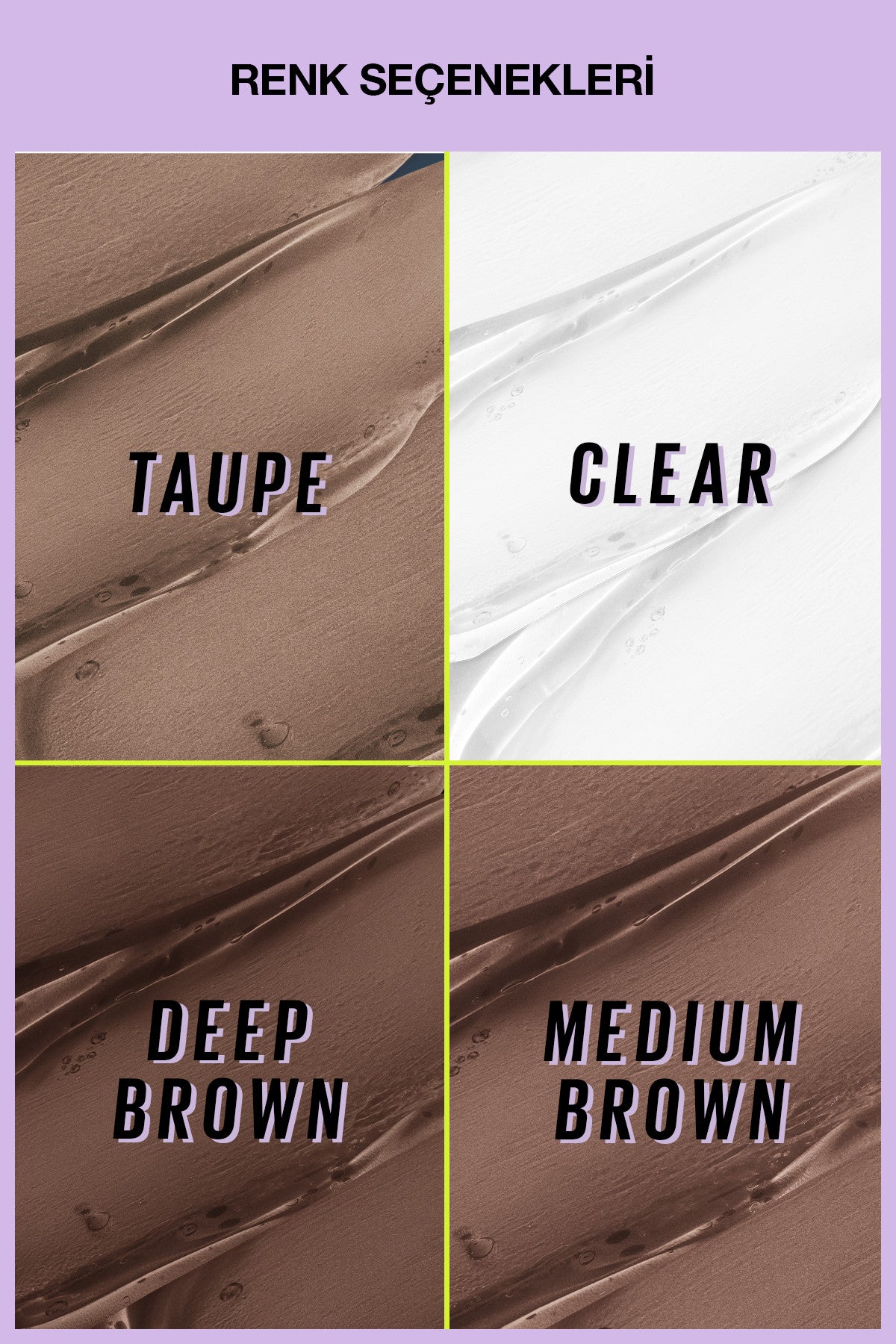 Super Lock Brow Glue Kaş Sabitleyici Maskara -  Deep Brown