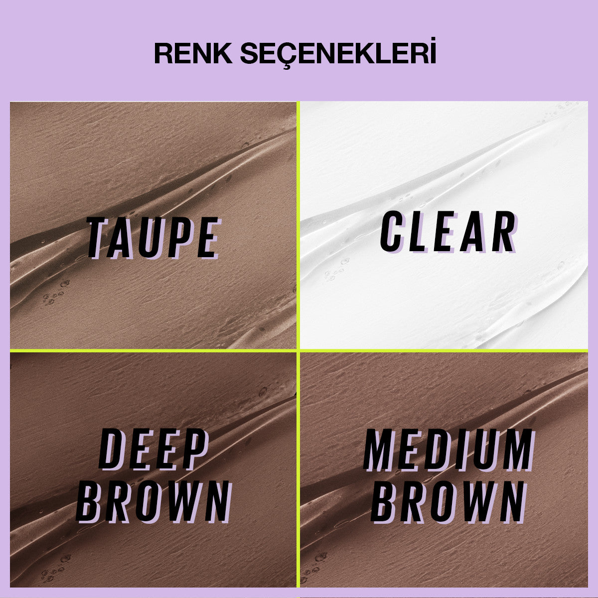 Super Lock Brow Glue Kaş Sabitleyici Maskara -  Deep Brown