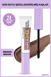 Super Lock Brow Glue Kaş Sabitleyici Maskara - Medium Brown