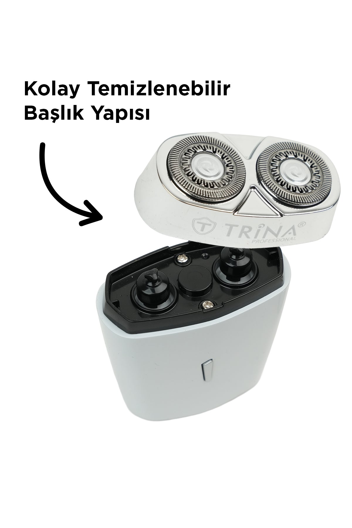 Taşınabilir Mini Tıraş Makinesi Beyaz TRNSKLKS0021NBL