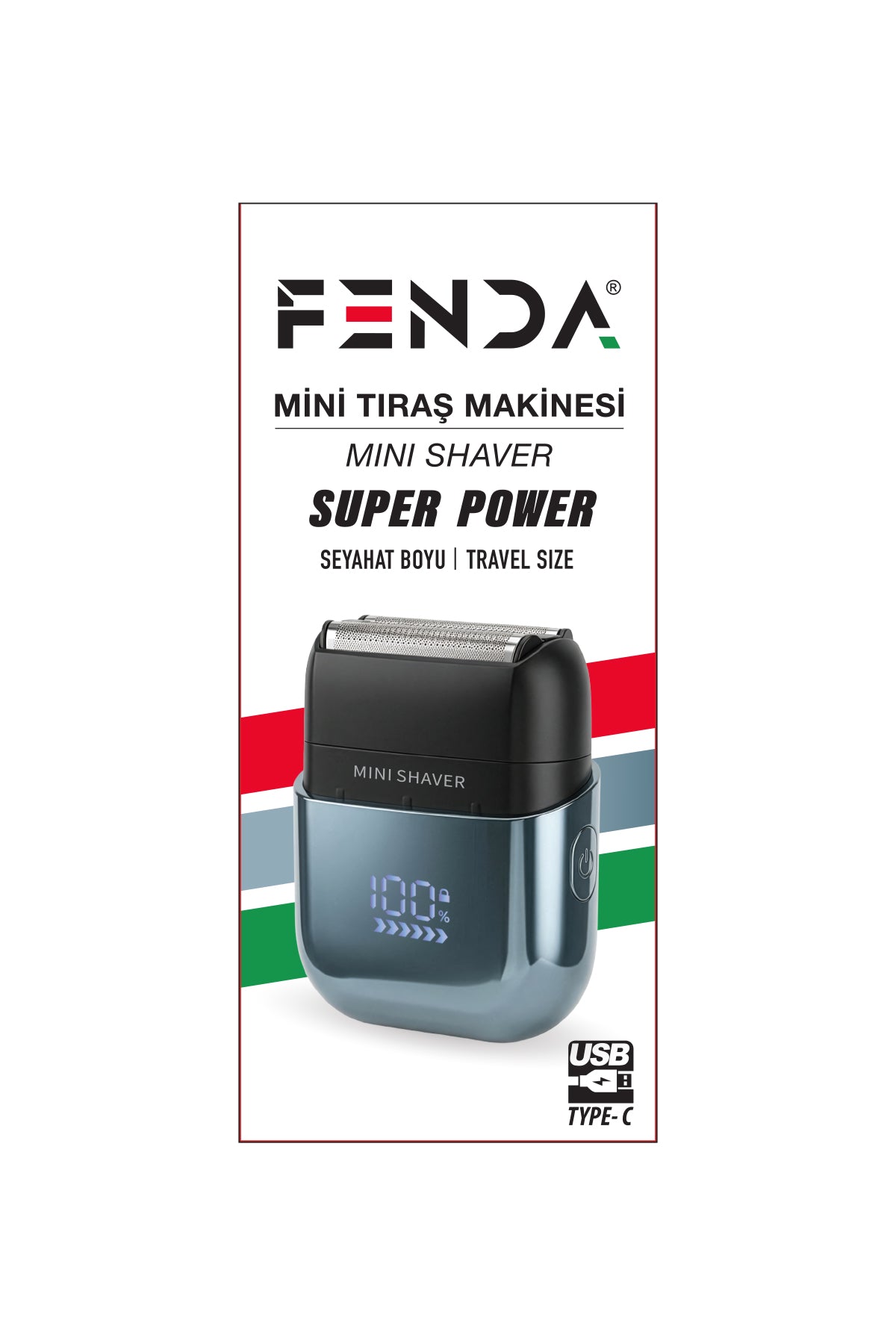 Fenda Pro Mini Seyahat Tıraş Makinesi FNDSKLKS0012
