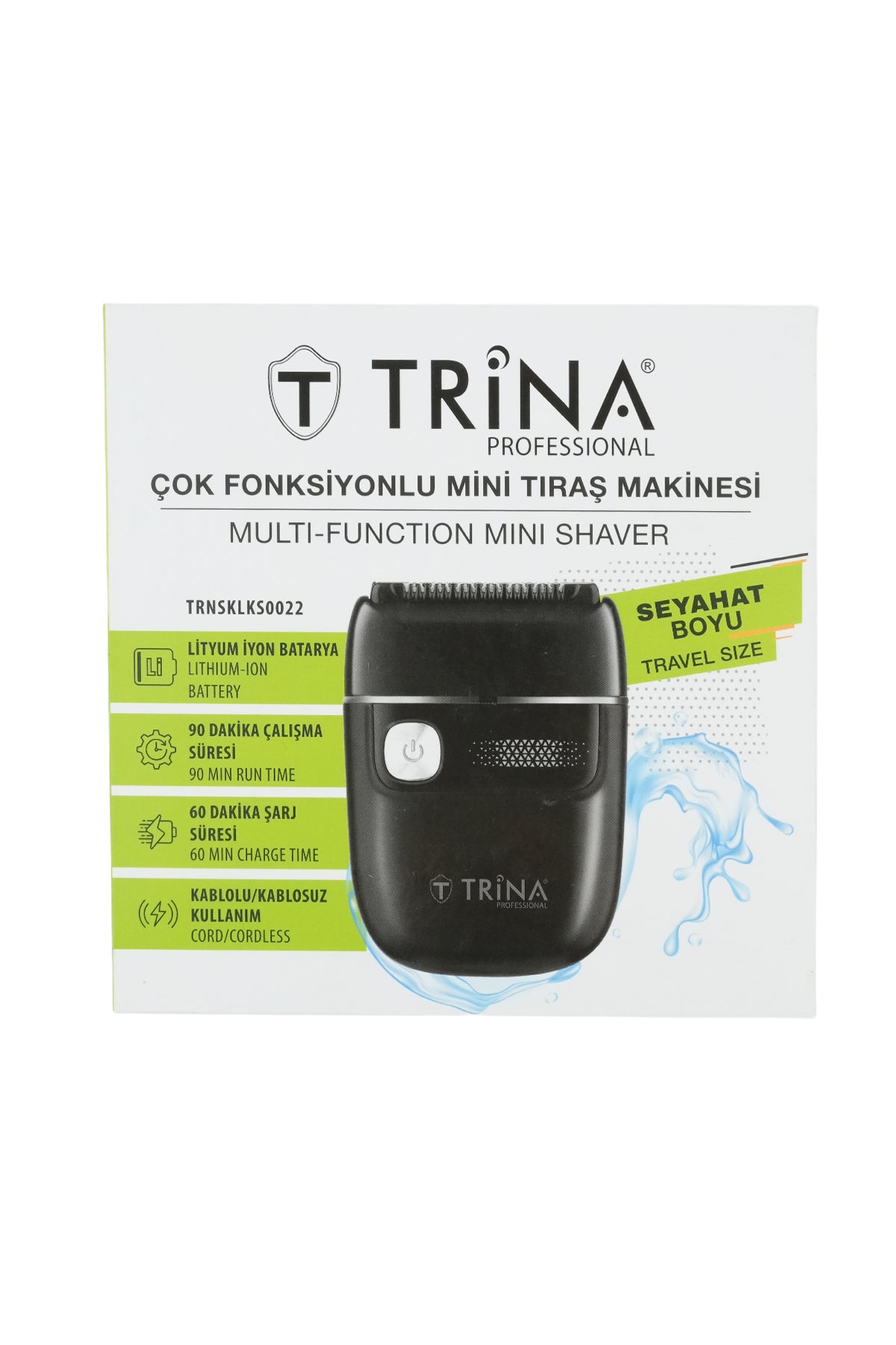 Trina Çok Fonksiyonlu Mini Tıraş Makinesi TRNSKLKS0022