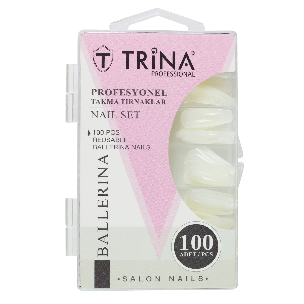 Trina Ballerina Takma Tırnak 100'lü Kutulu TRNNAIL0005