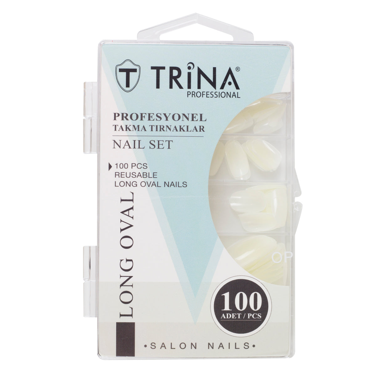 TRİNA Trina Long Oval Takma Tırnak 100'lü Kutulu TRNNAIL0002