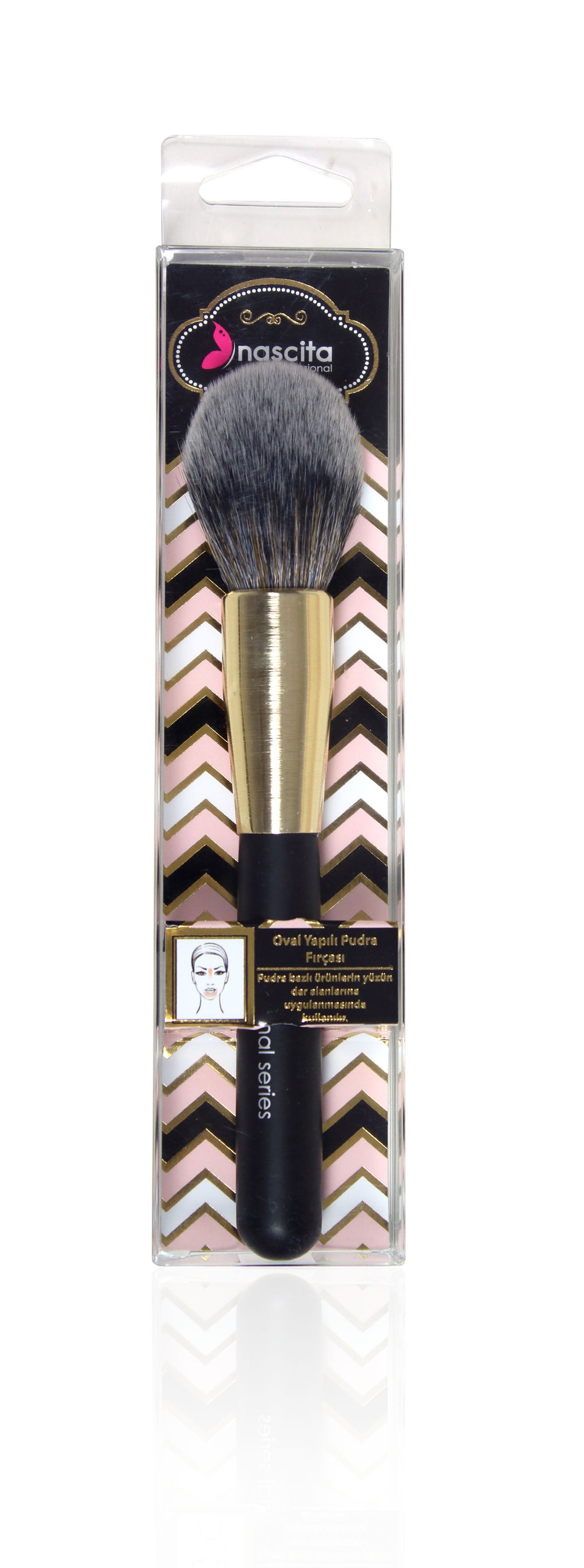 Trina Artıst Oval Yapılı Dar Pudra Fırçası TRNBRUSH0112A