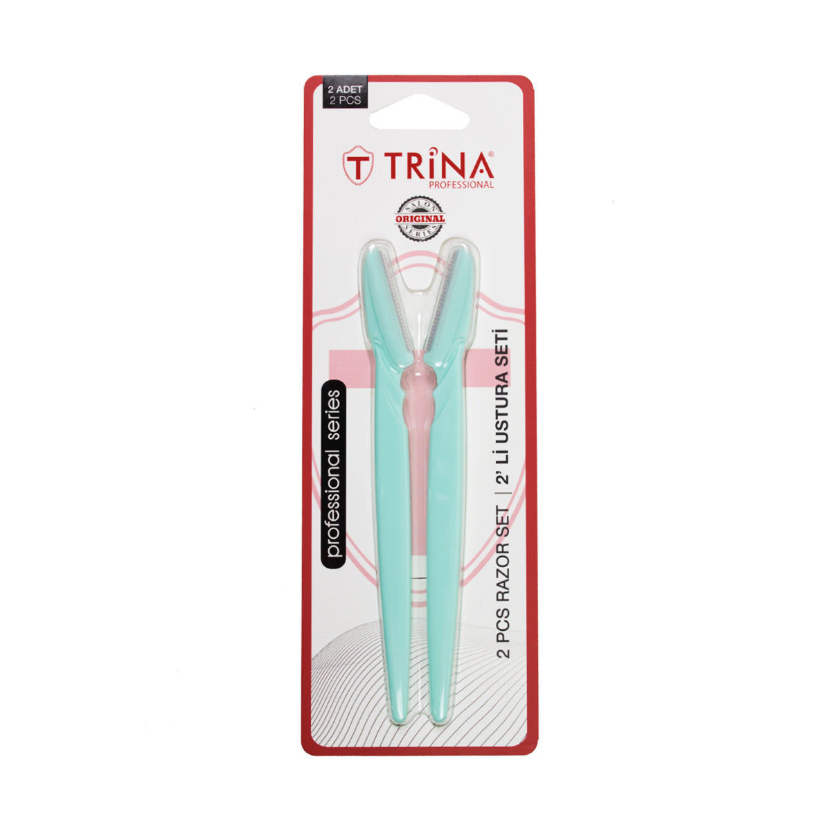 Trina Razor Profesyonel Kaş Usturası Mavi TRNRAZOR0003
