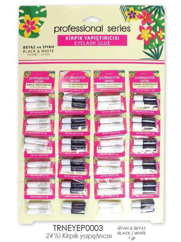 Trina 24’lü Kirpik Yapıştırıcı Seti 1gr TRNEYEP0003