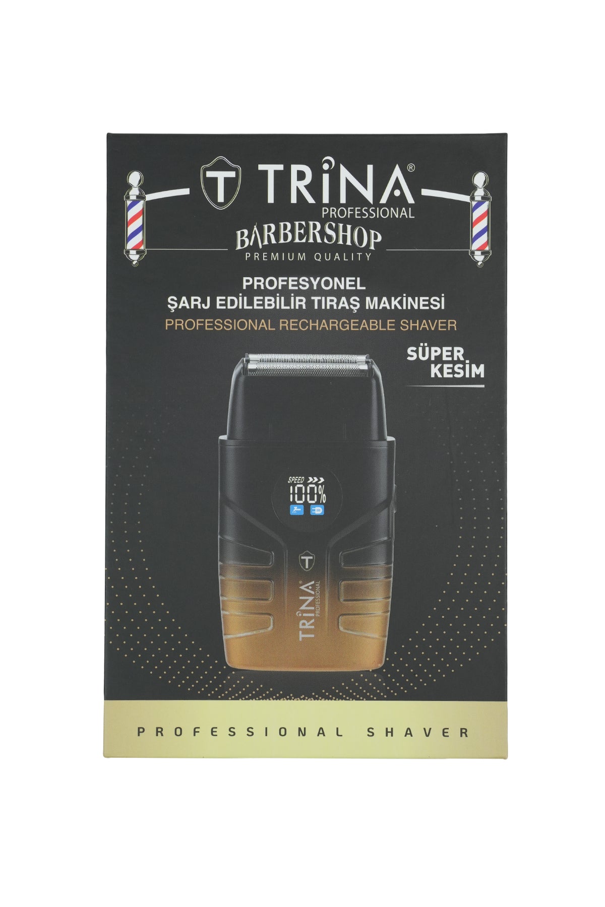 Trina Professional Şarjlı Tıraş Makinesi Sarı TRNSKLKS0024YL