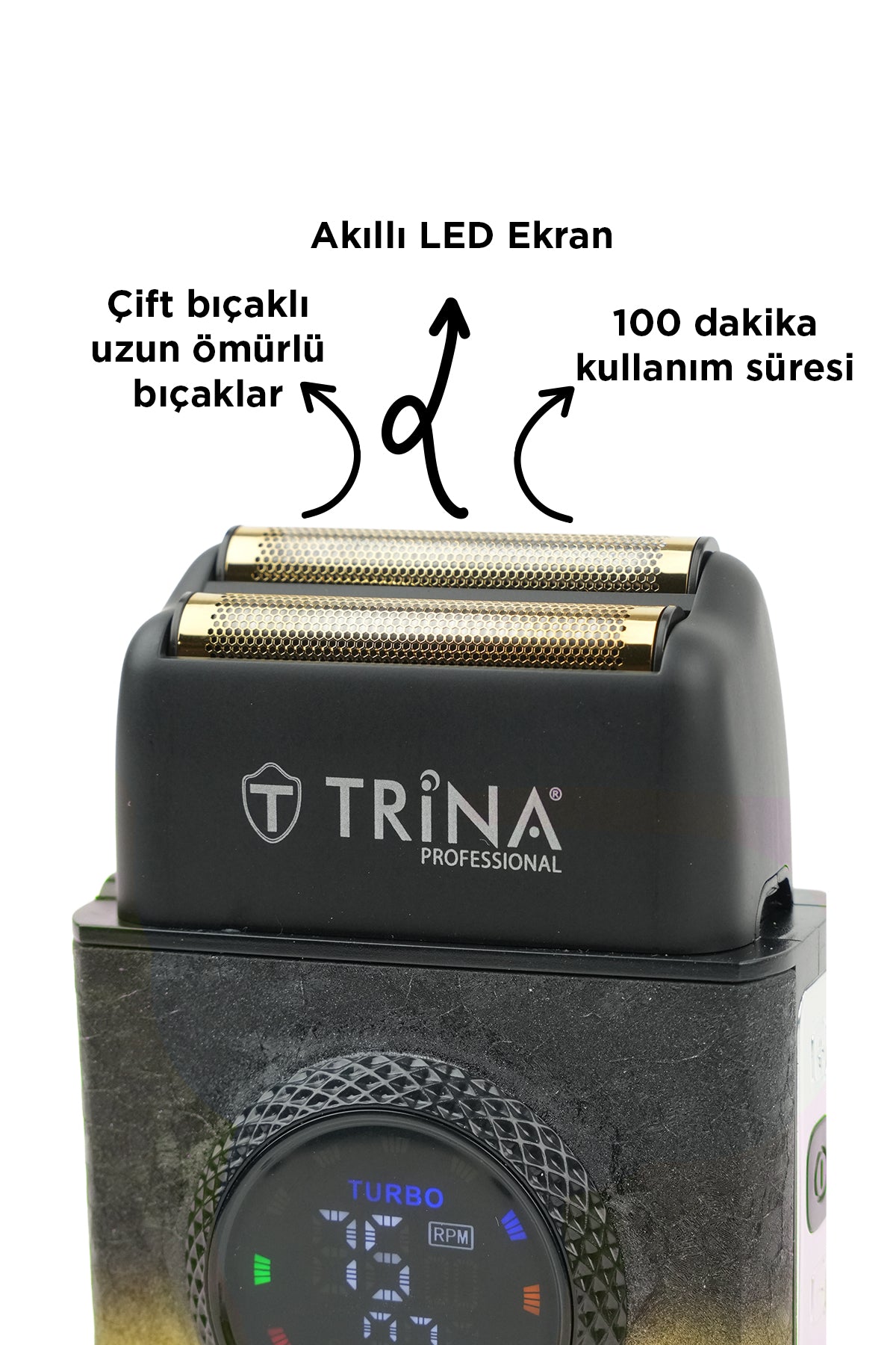 Trina Professional Tıraş Makinesi Gold TRNSKLKS0023GOLD