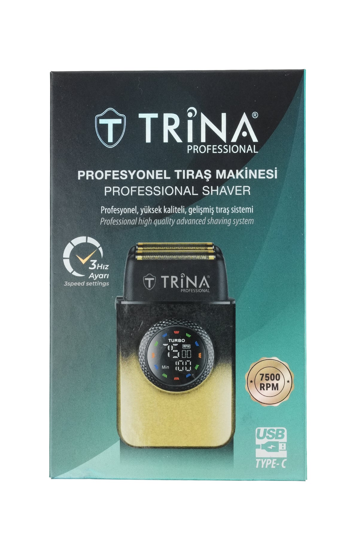 Trina Professional Tıraş Makinesi Gold TRNSKLKS0023GOLD