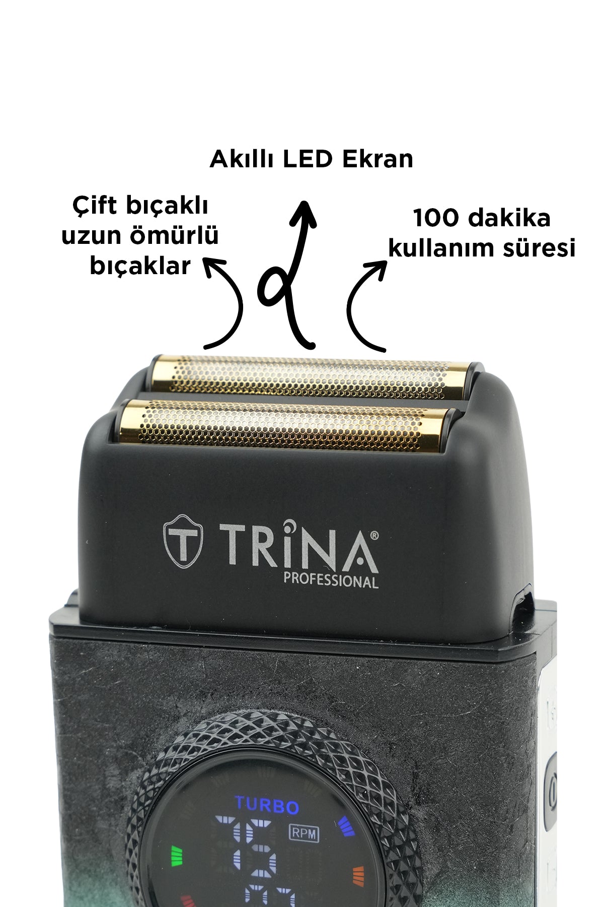 Trina Professional Tıraş Makinesi Turkuaz TRNSKLKS0023TR