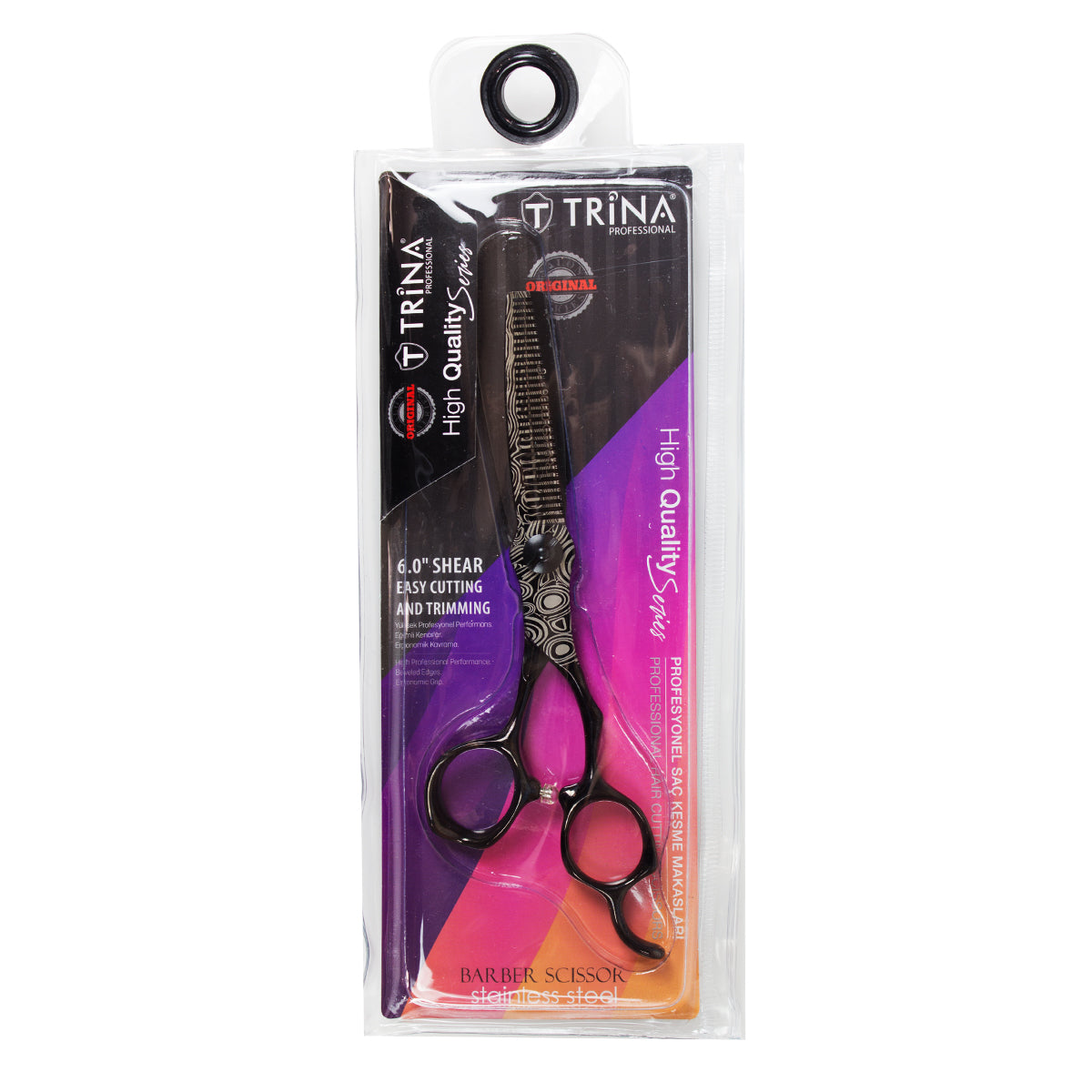Trina Profesyonel Efle Makası 6" TRNMKSX00106