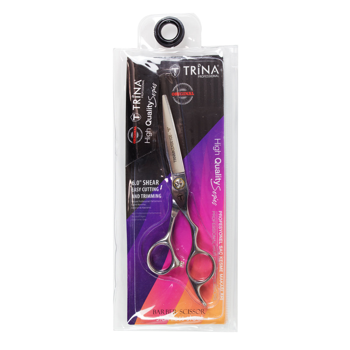 Trina Profesyonel Berber Makası 6" TRNMKSX00108
