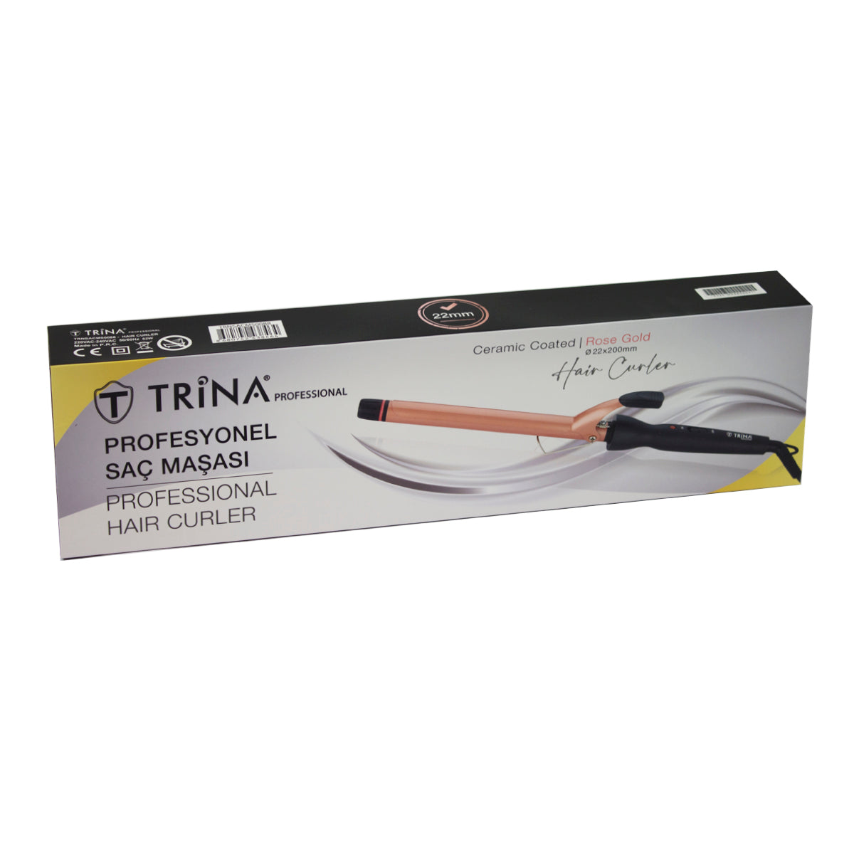 Trina Profesyonel Bronz Saç Maşası 22 Mm TRNSACMS0088