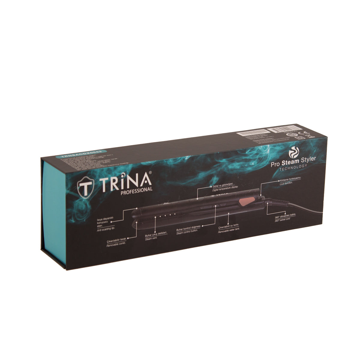 Trina Profesyonel Buharlı Saç Düzleştirici TRNSACDZ0043