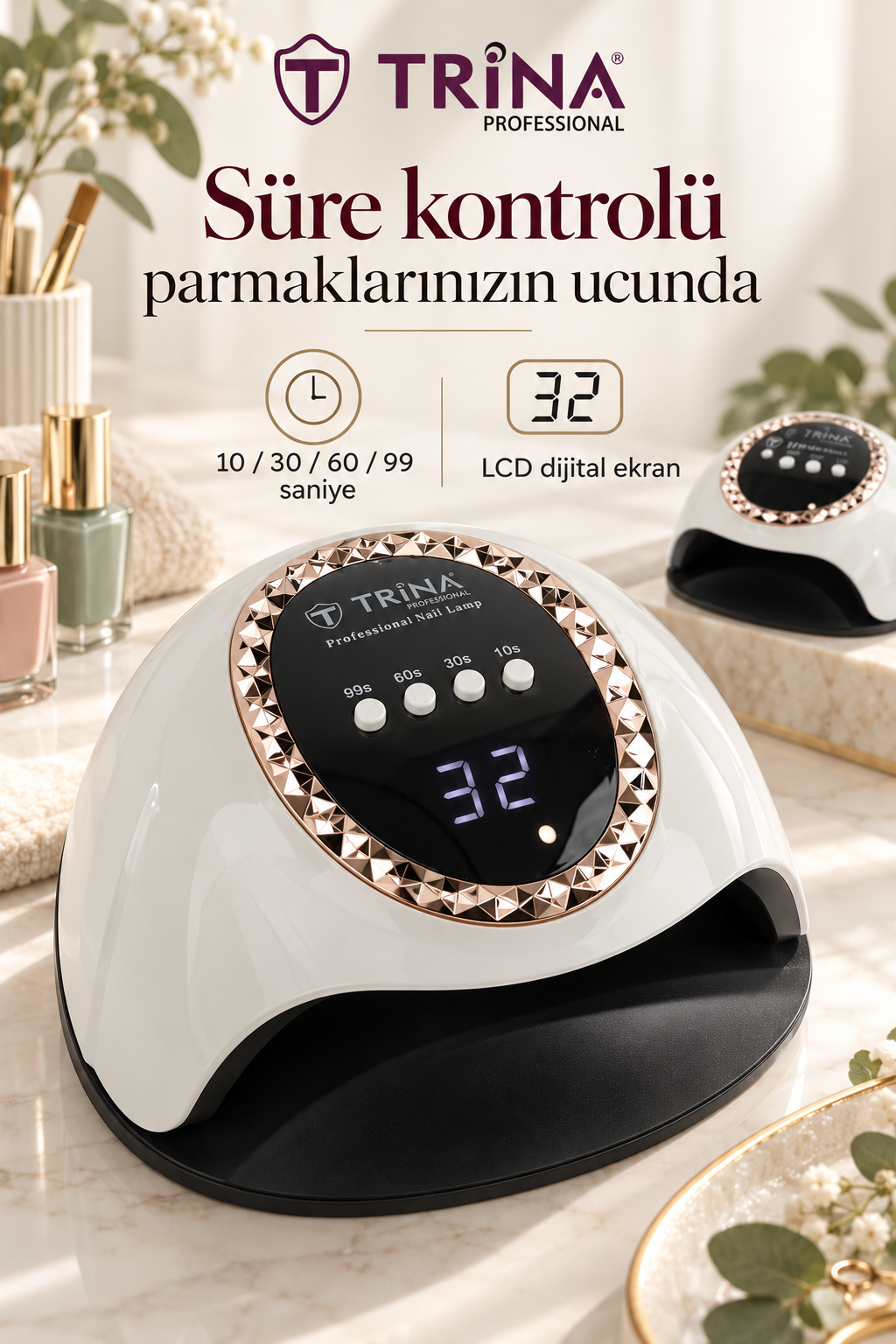 Trina Profesyonel Kalıcı Oje Kurtucu Uv Lamba