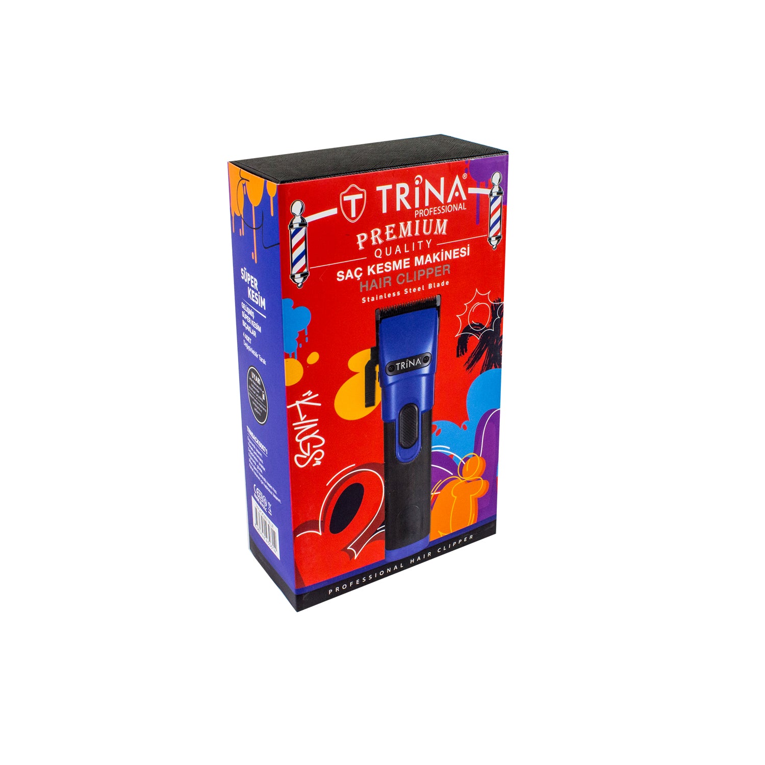 Trina Profesyonel Saç Kesme Makinesi Mavi TRNSACKS0071BLUE