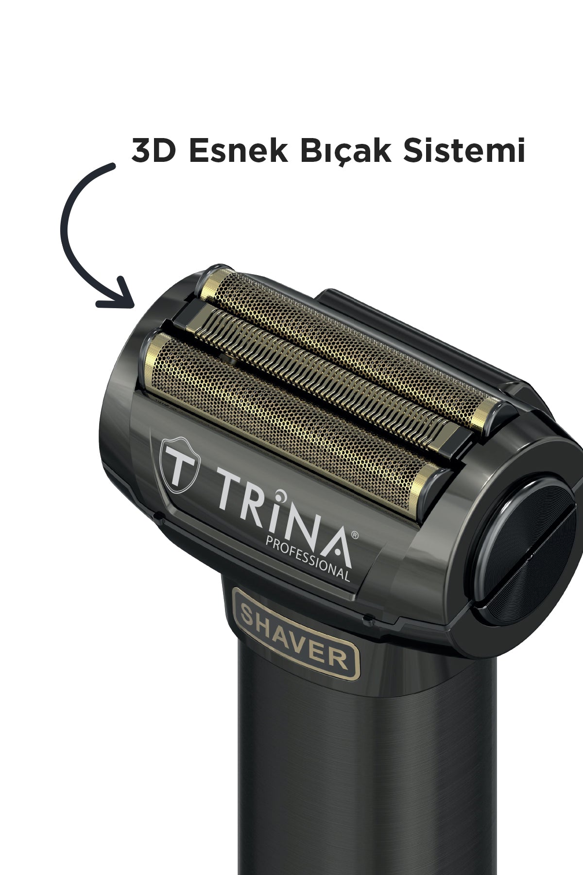Trina Profesyonel Tıraş Makinesi Gri TRNSKLKS0015GY