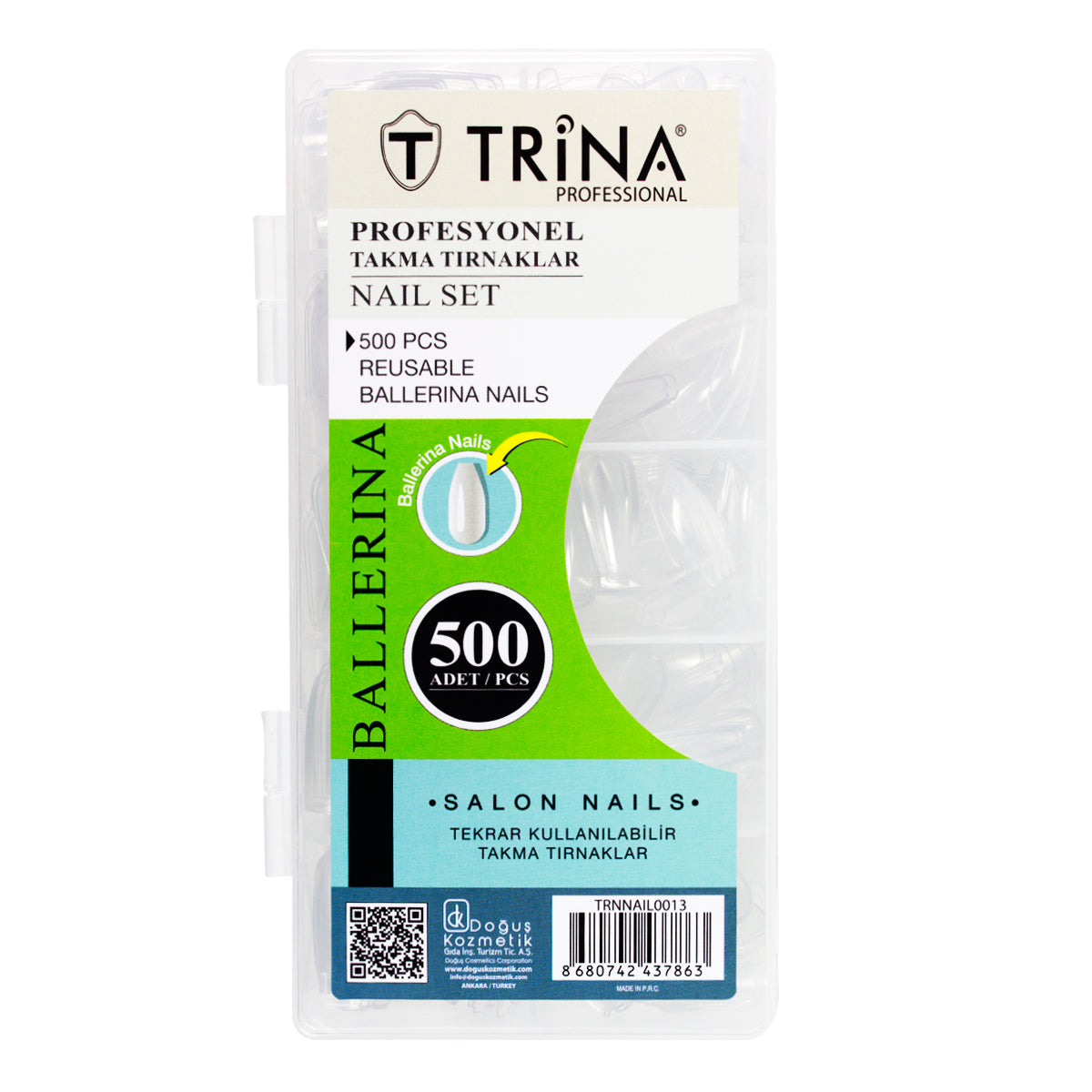Trina Ballerina Takma Tırnak 500'lü Kutulu TRNNAIL0013